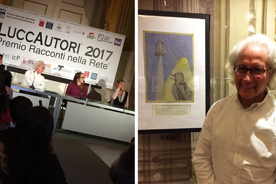 Lucca, Premio Racconti nella rete 2017 - Sem fa cucù è uno dei racconti vincitori, illustrazione del racconto a cura degli allievi del Liceo Artistico di Lucca