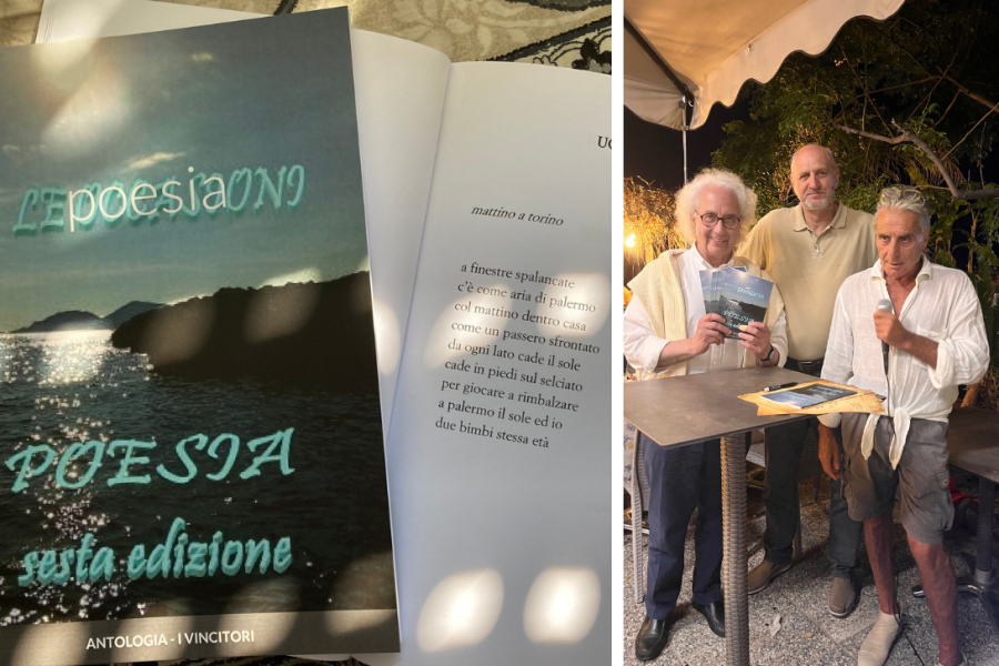 Arma di Taggia, giugno 2023, premiazione per Le Occasioni, 2° classificato per la poesia inedita